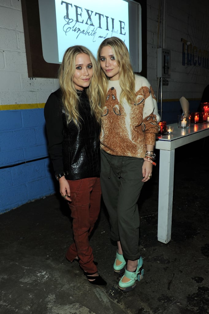 Pictures of Mary-Kate Olsen, Ashley Olsen, Elizabeth Olsen at Textile Elizabeth James Launch in NYC