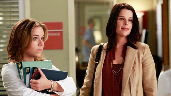 Liz Shepherd, played by Neve Campbell on Grey's Anatomy