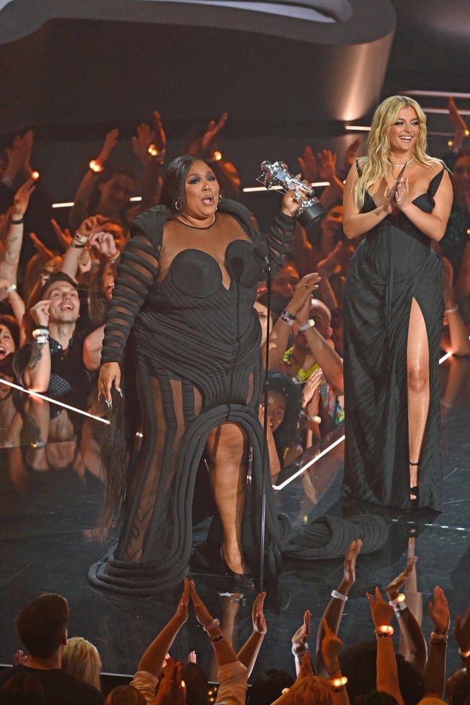 Lizzo's Cone Bra Dress at the MTV VMAs | Photos