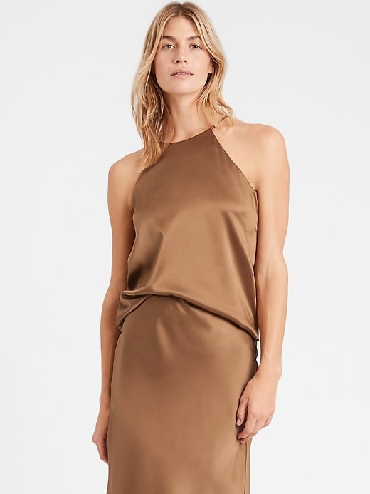 Heritage Silk Halter Tank