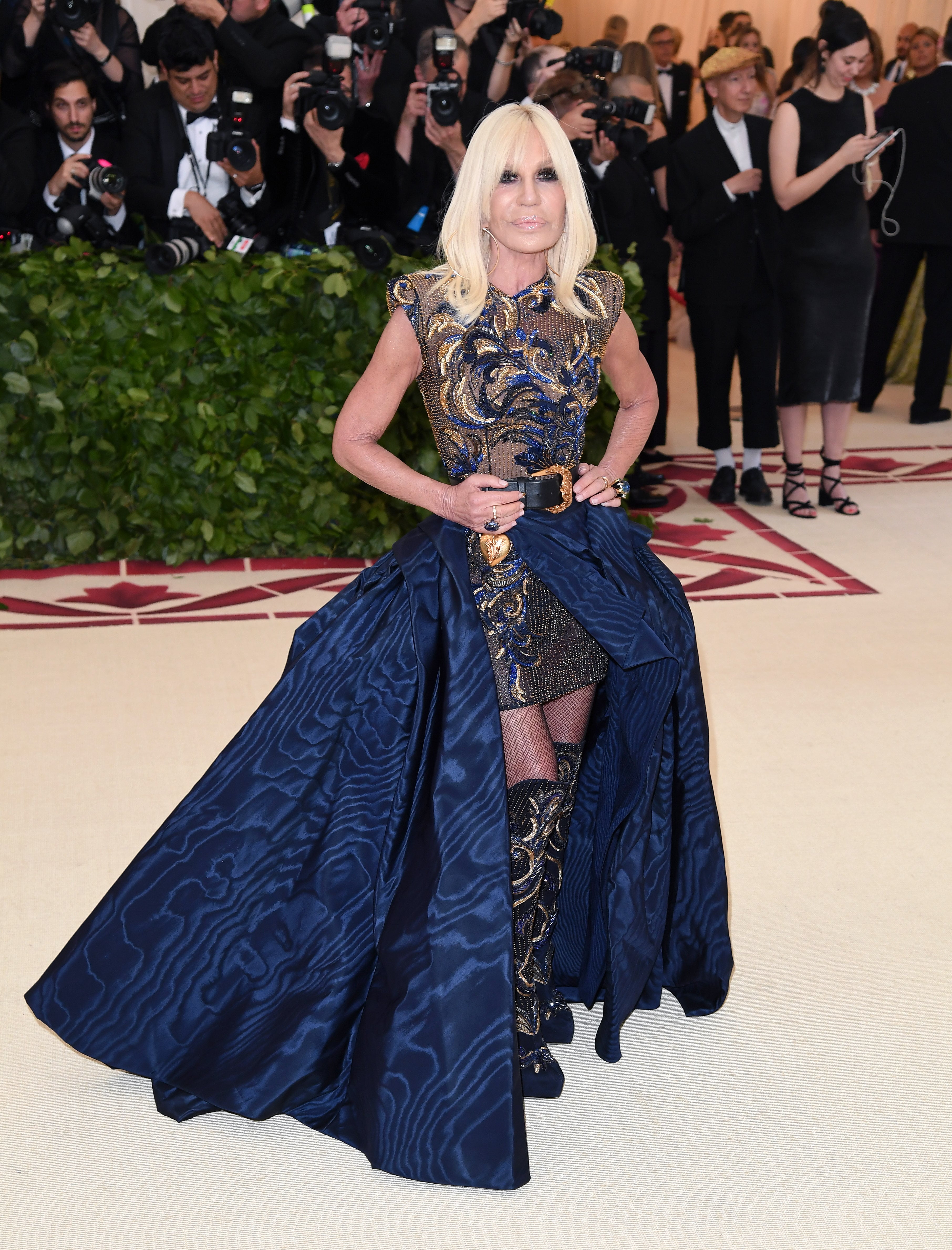Donatella Versace Met Gala Dress 2018