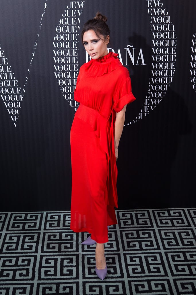 Victoria Beckham's Lavender Shoes