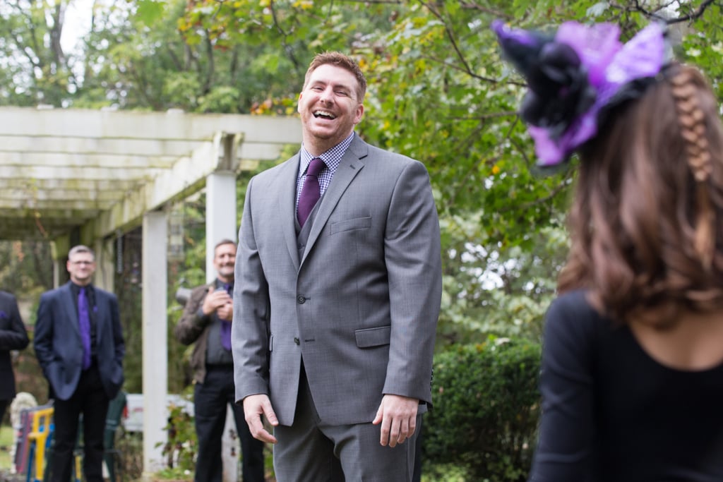 This Backyard Wedding Had Charming Rustic Halloween Decor