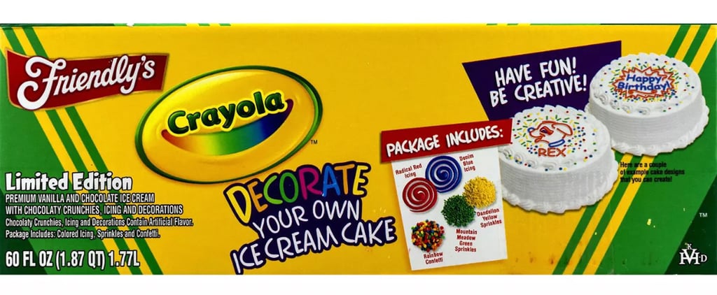 Target Has a Decorate-It-Yourself Crayola Ice Cream Cake Kit With Rainbow Sprinkles