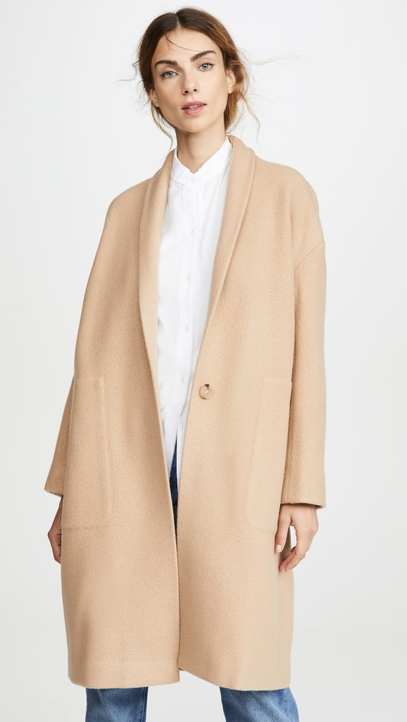 Vince Collarless Long Coat