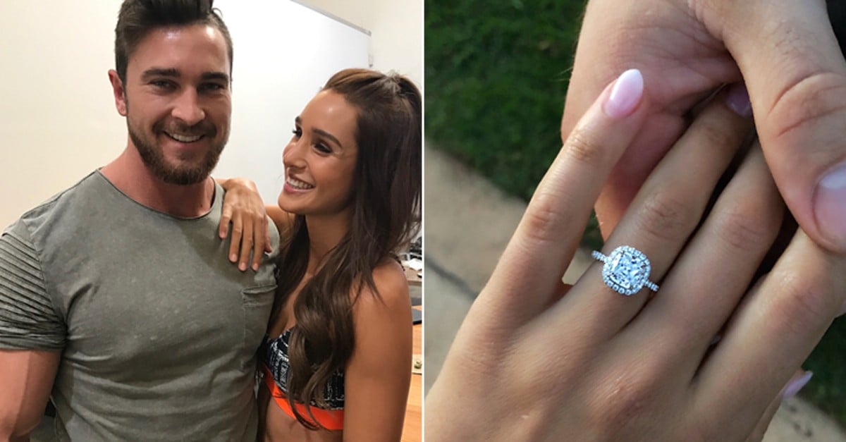 Kayla Itsines Engaged to Tobi Pearce POPSUGAR Fitness