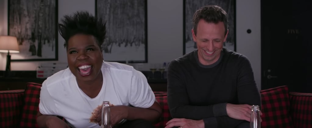 Leslie Jones and Seth Meyes Game of Jones Season 8 Finale