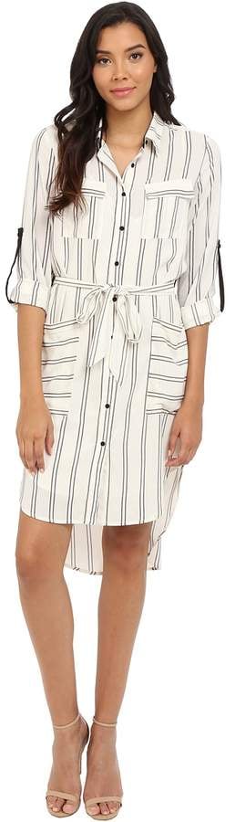 Adelyn Rae Stripe Shirt Dress