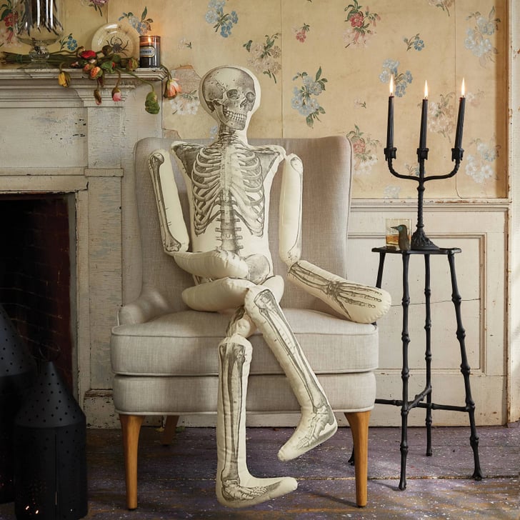 John Derian for Threshold Long Lost Friend Skeleton Shaped Throw