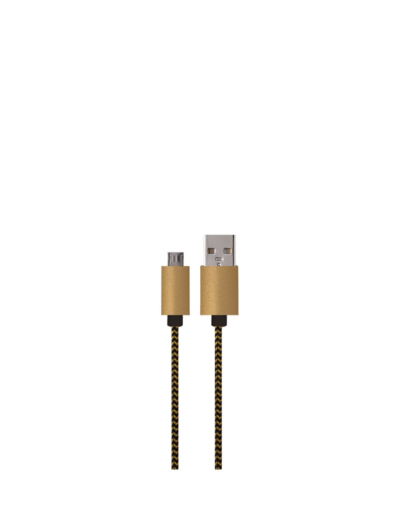 Cynthia Rowley Charge & Sync Micro USB Braided Cable ($15)