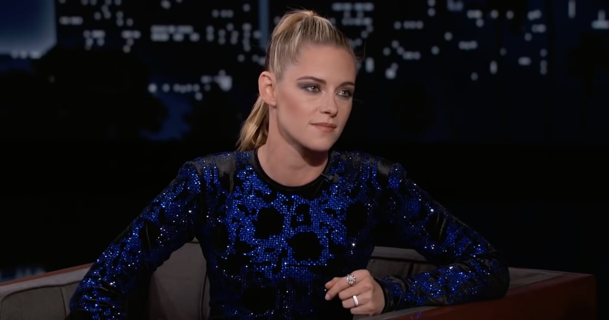 Kristen Stewart Wears the Rockstar of Updos on Late Night