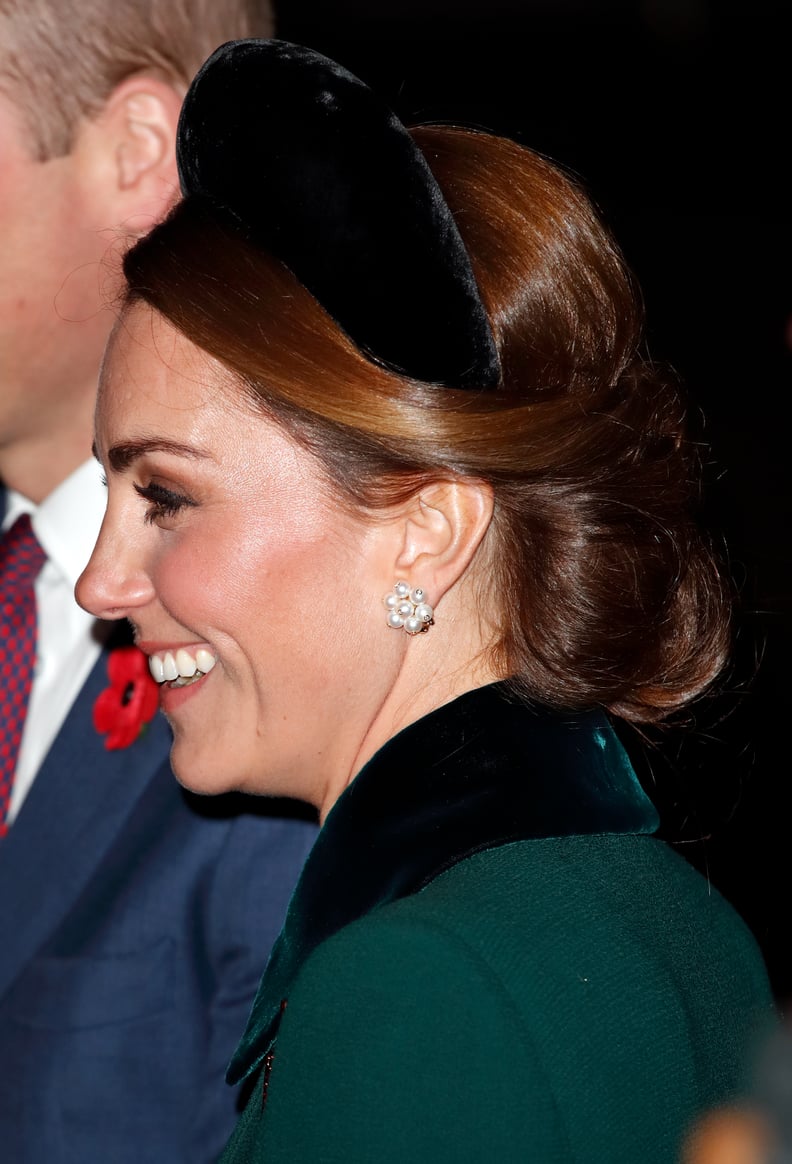 Kate Middleton's Oversized Velvet Alice Band, 2018