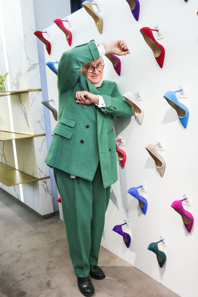 Manolo Blahnik at a meet and greet hosted by Barneys New York in New York.