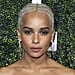 Zoe Kravitz With Hidden Rainbow Hair | 2017