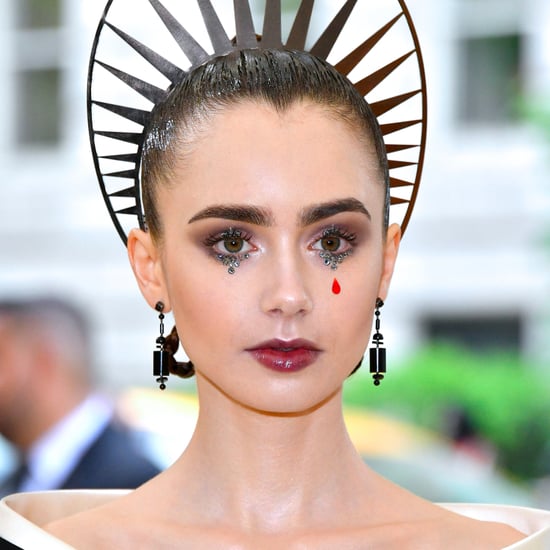 Lily Collins Makeup at the Met Gala 2018