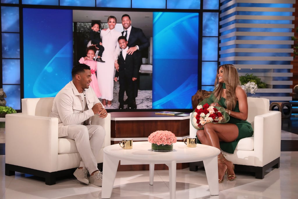 Ciara and Russell Wilson on "The Ellen DeGeneres Show"