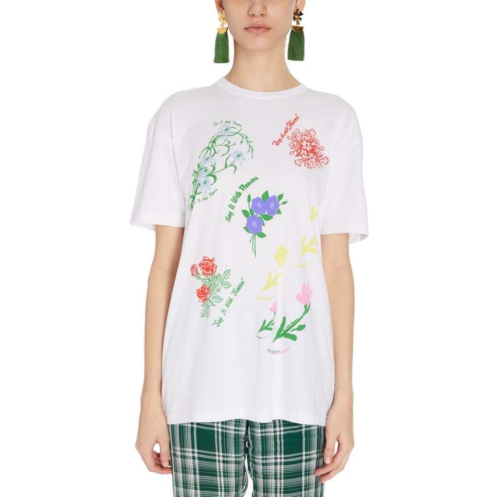 Rosie Assoulin Multi Flower T-Shirt | Cute Graphic Tees For Women ...