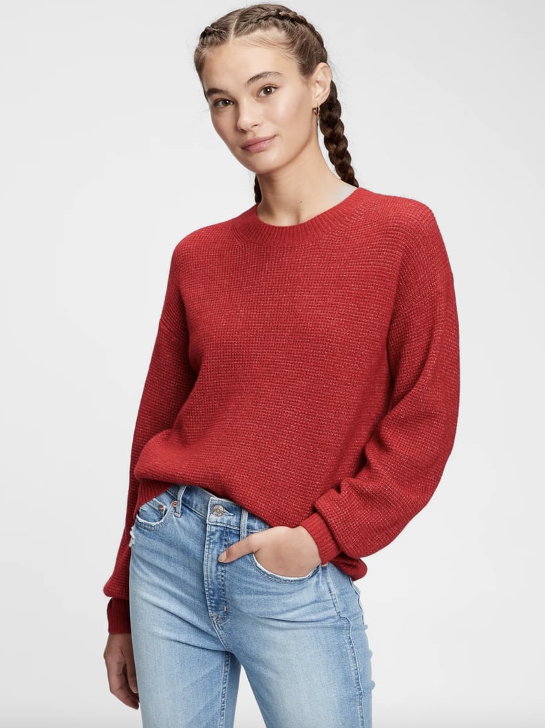 Gap Waffle Crewneck Sweater