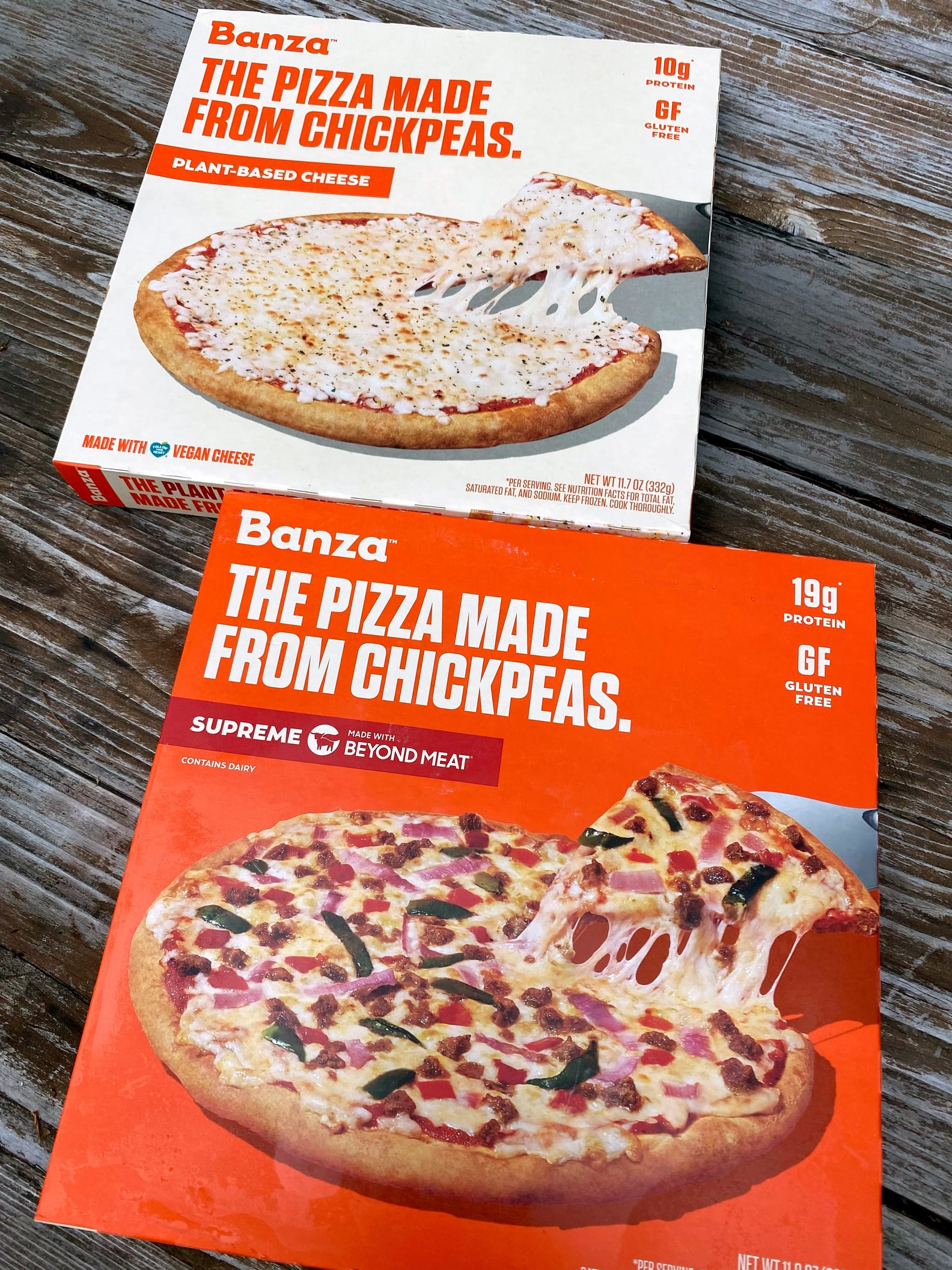 Banza PlantBased Frozen Chickpea Crust Pizza Review POPSUGAR Fitness