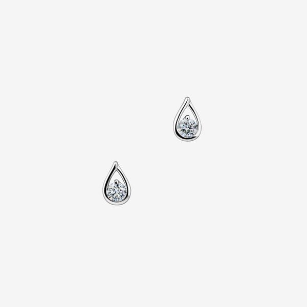 Pandora Brilliance Sterling Silver 0.20 Carat Teardrop Earrings