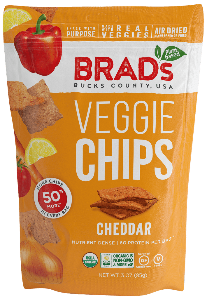 Brad's Cheddar Veggie Chips Cheddar