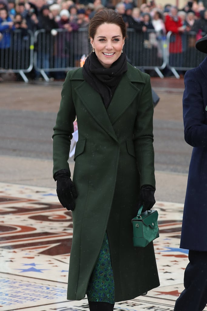 Kate Middleton Green Manu Atelier Bag