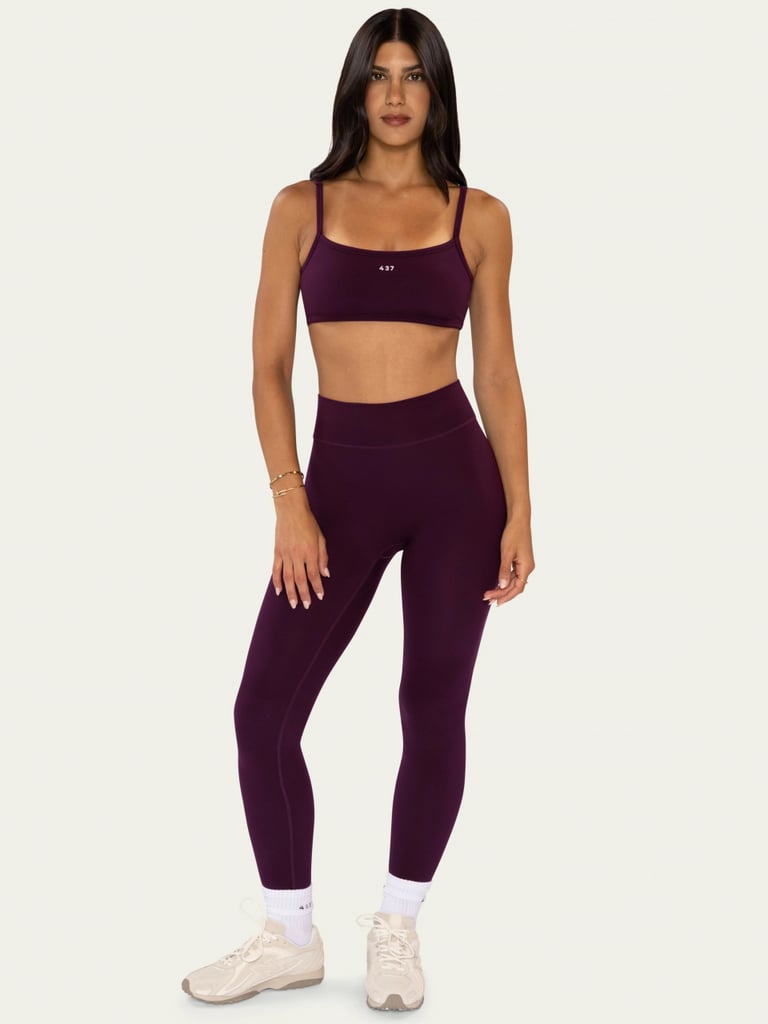 437 The Essentials Legging Plum ($95)
"In my humble opinion, 437 is THE it-girl activewear brand, and I have a feeling this plum color will sell out fast. The leggings are super flattering, the colorways are gorgeous, and the products really last. Great for the Pilates girl in your life." — Chan Plante, staff writer & PS Fit producer