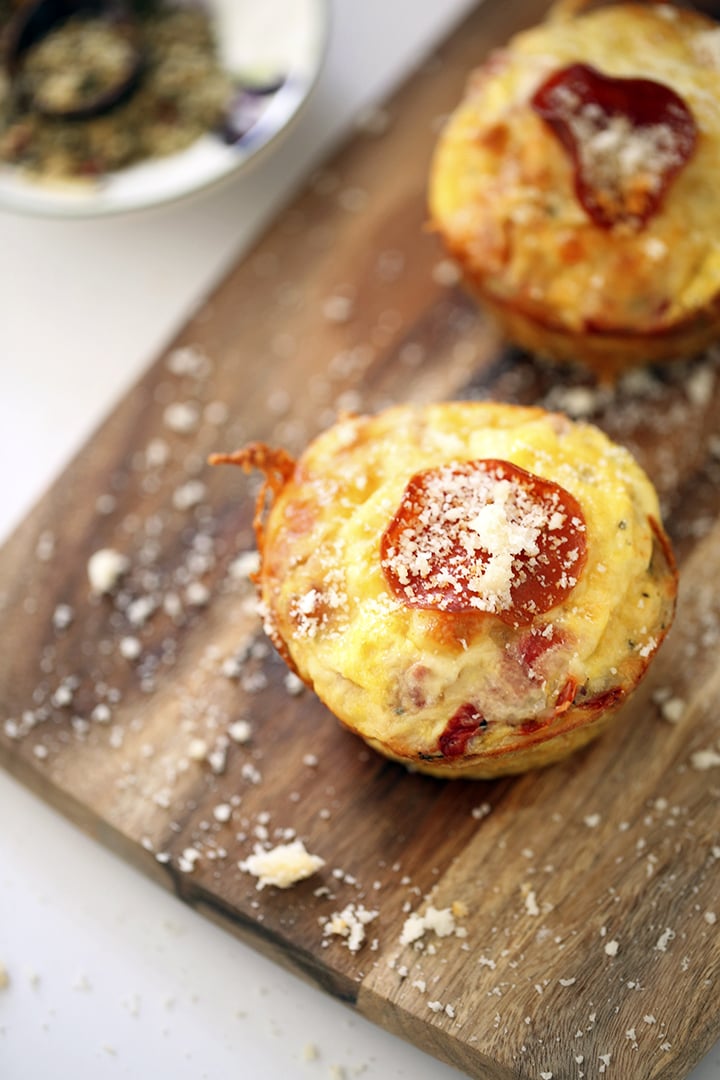 Pizza Egg Muffins