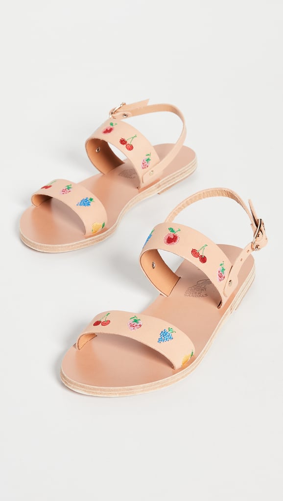 Ancient Greek Sandals Ags x HVN Embroidery Clio Sandals