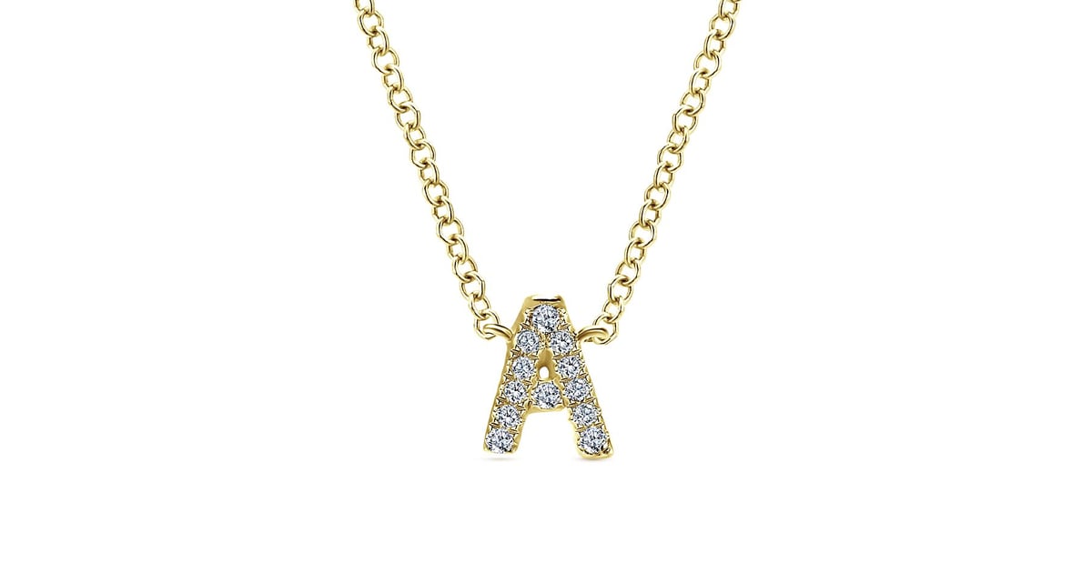 Gabriel NY Initial Necklace Taylor Swift's J Necklace POPSUGAR
