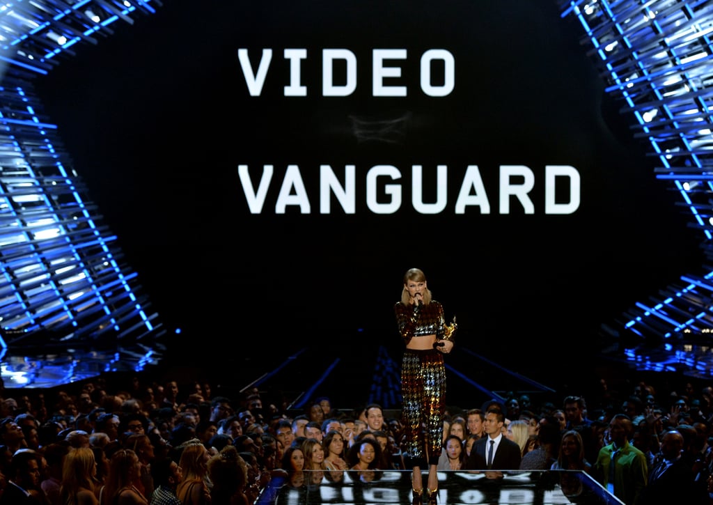 Taylor Swift and Kanye West MTV VMAs Vanguard Award Pictures