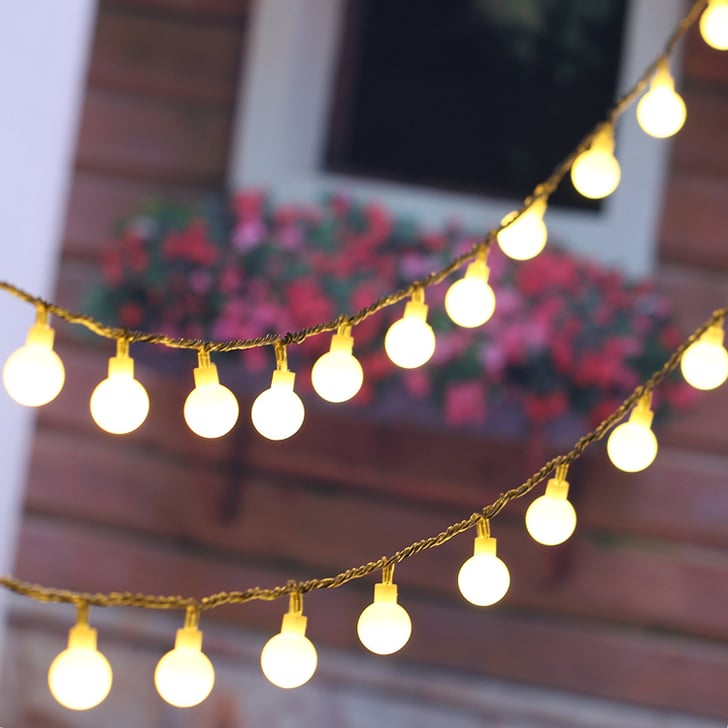 Globe String Lights Cheap Amazon Outdoor Decor POPSUGAR