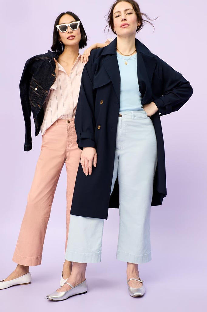 Old Navy High-Rise Cropped Wide-Leg Chino Pants