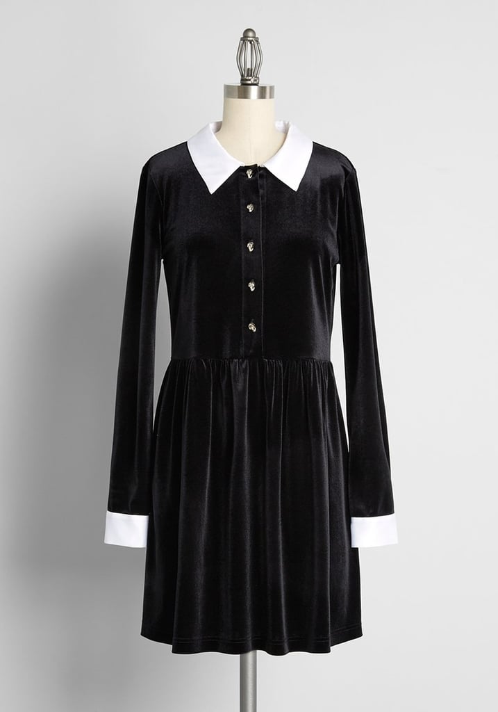 Channelling Your Inner Wednesday Addams: Is It Wednesday Yet? Mini Dress