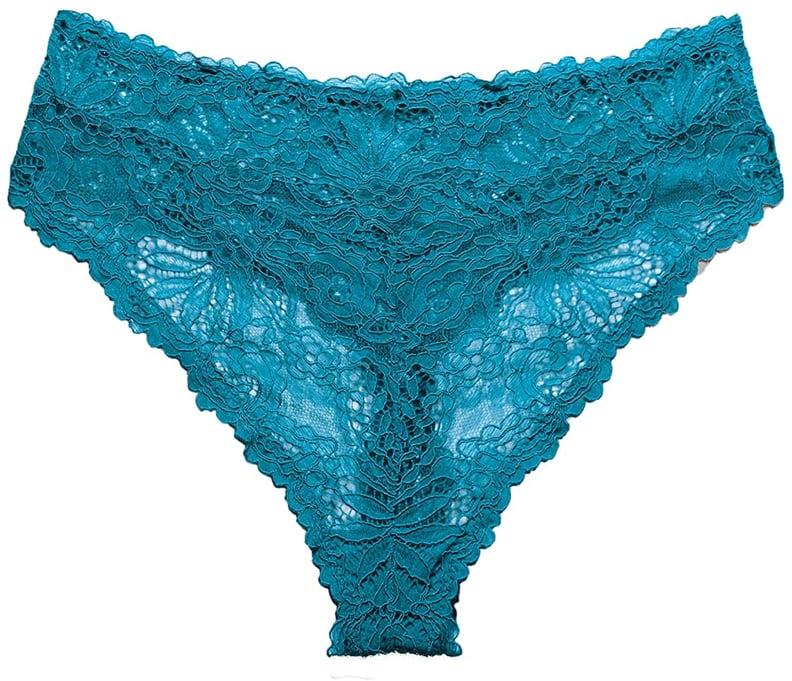 Savage X Fenty Women's Romantic Corded Lace Balconette Bra in Blue