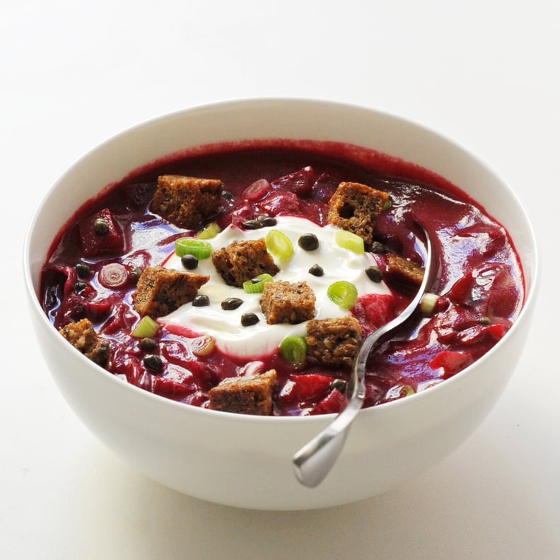 Beet and Red Cabbage Borscht