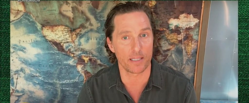 Matthew McConaughey's PSA in Spanish For Wearing Masks