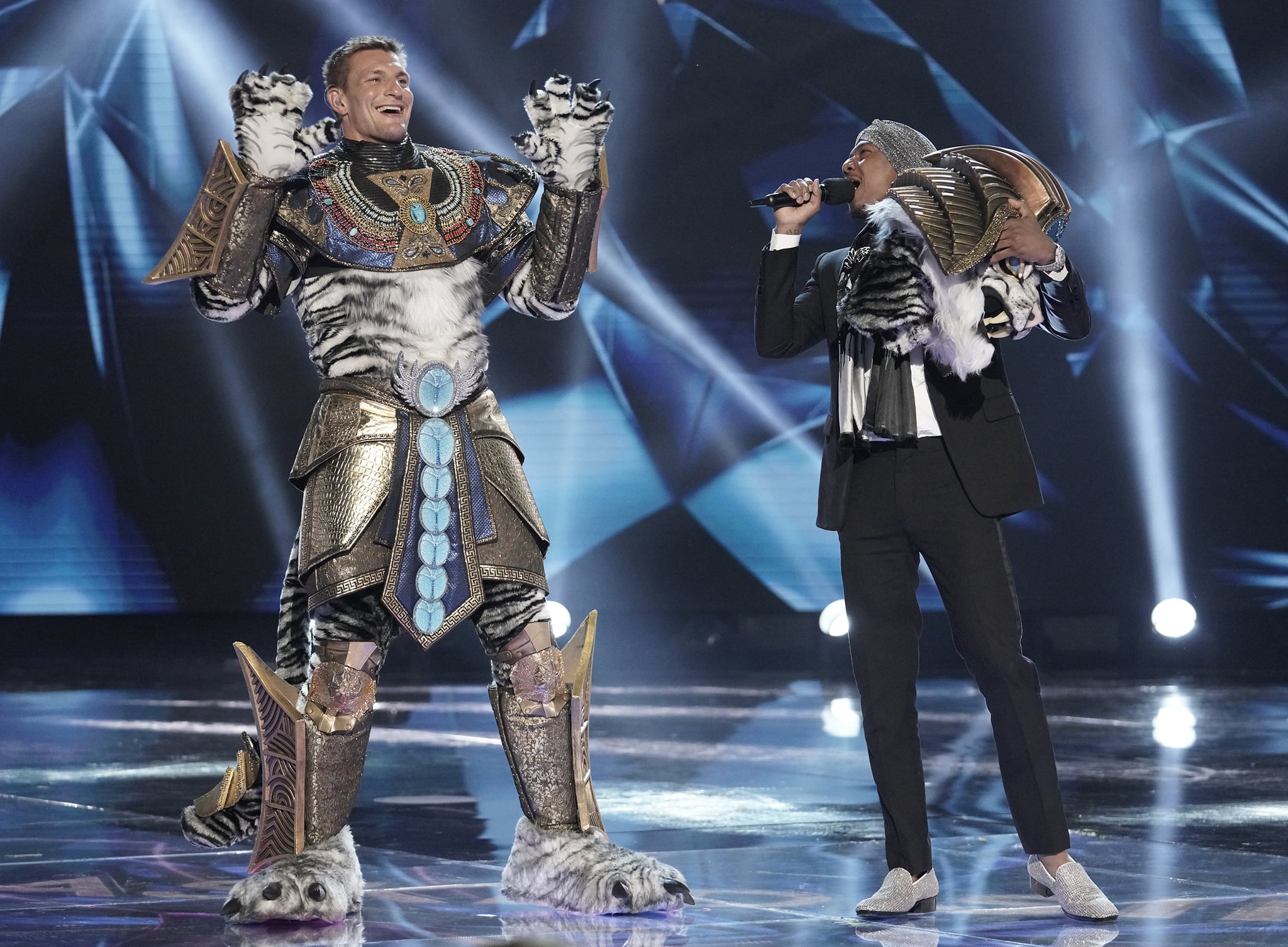 The White Tiger Is Rob Gronkowski Who Is On The Masked Singer Season 3 Here S A Handy Guide To The Stars Under The Masks Popsugar Entertainment Photo 9