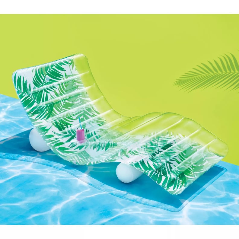 A Pool-Float Lounger: Sun Squad Chaise Lounge Palm