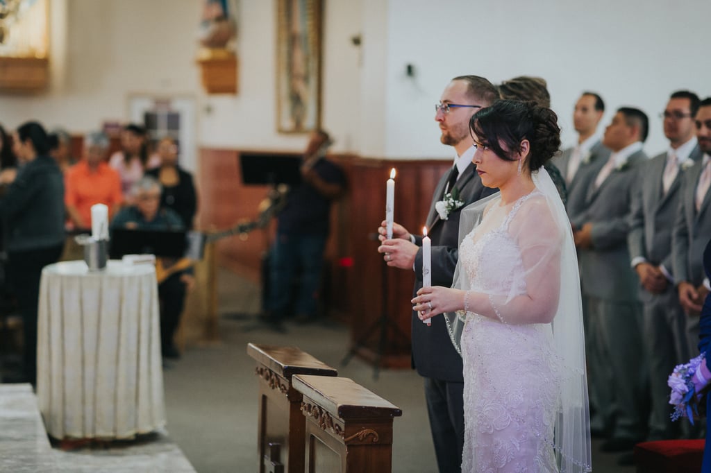 Elegant Wedding Reception With Blush and Gray Colors