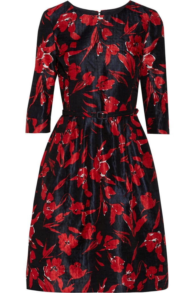 Whenever Oscar de la Renta becomes slightly more affordable, my ears perk up. His latest collection for The Outnet is just as good as his first — and this ladylike floral dress ($950) may just be the strongest piece from the stunning capsule. 
— RK