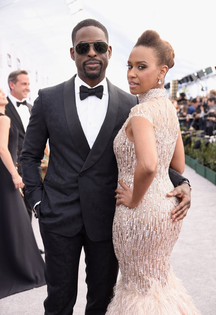 Sterling K. Brown and Ryan Michelle Bathe at 2019 SAG Awards