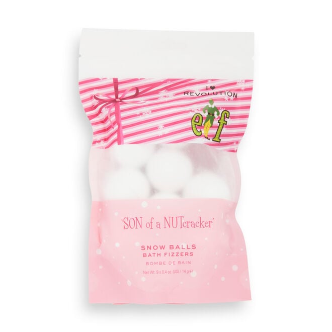 Revolution Beauty x Elf Snow Ball Bath Fizzers