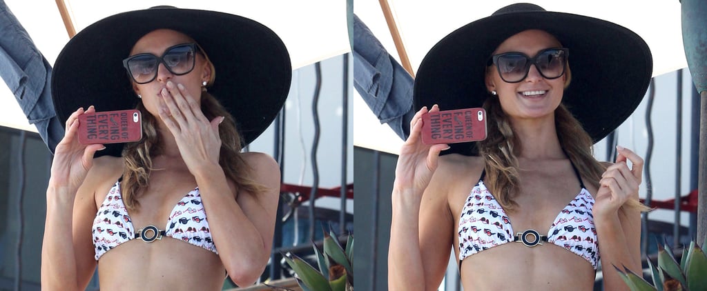 Paris Hilton in a Bikini in Malibu 2014