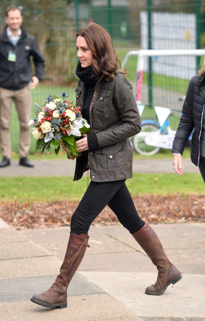 Kate Middleton Wearing Black Turtleneck Sweater