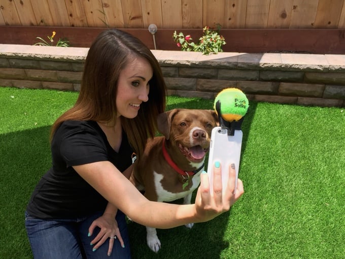 The Pooch Selfie ($13) is still a Kickstarter project, but having exceeding the fundraising goal, this neat gadget should be in production before we know it. This handy device holds a tennis ball and snaps onto the top of your phone so you can easily get that perfect selfie with your dog.