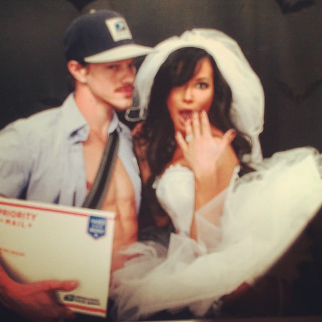 Naya Rivera dressed up as a mail-order bride for Halloween.
Source: Instagram user nayarivera