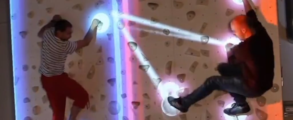 Augmented Rock Climbing Wall (Video)