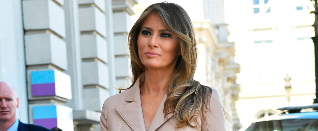 Melania Trump Gray Dolce and Gabbana Coat