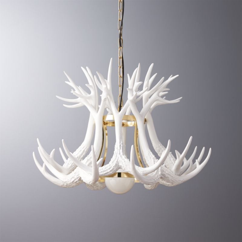 Get the Look: Antler Pendant Light